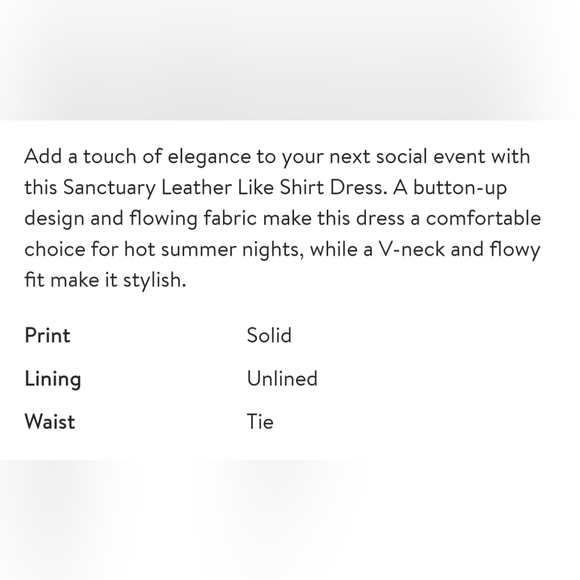 Olive Green Sanctuary Tie Shirt Dress size L - Picture 9 of 10